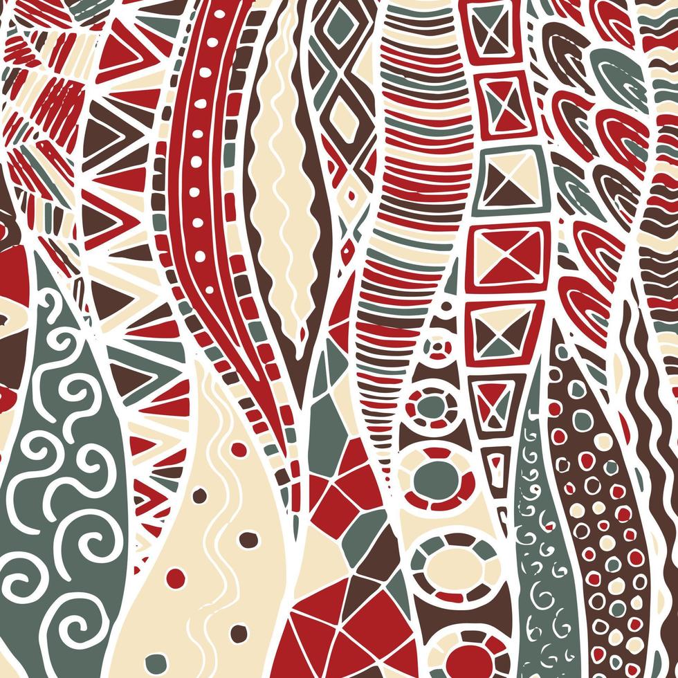Fabric abstract doodles, hand drawn, lines, print, art. vector