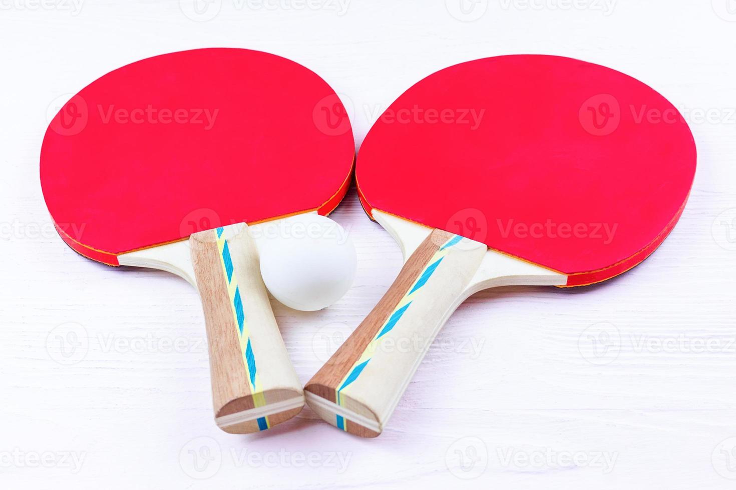 Rackets for table tennis photo