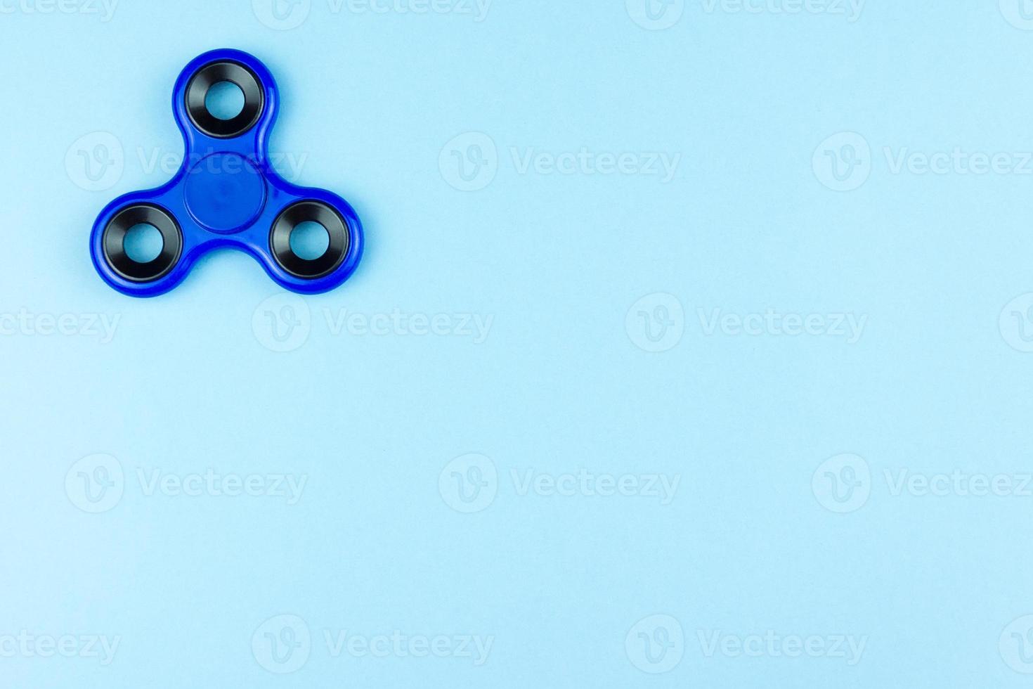 Spinner of blue color photo