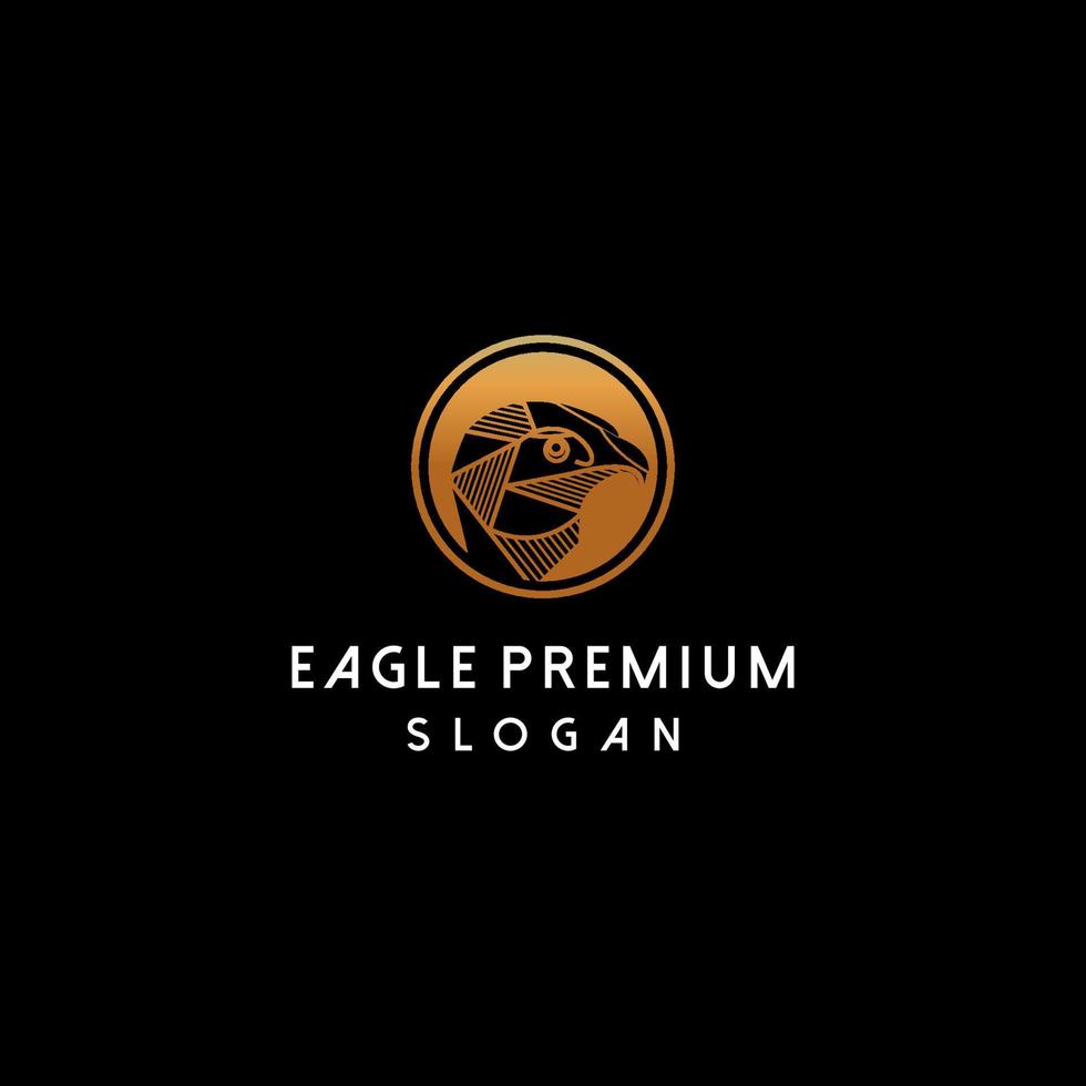 Falcon logo design icon template vector