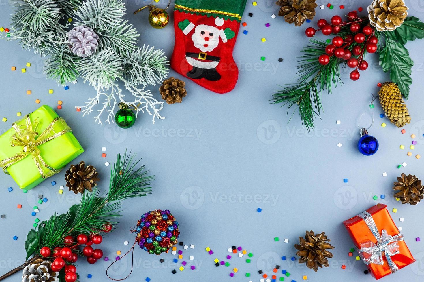 New Year and Christmas toys photo