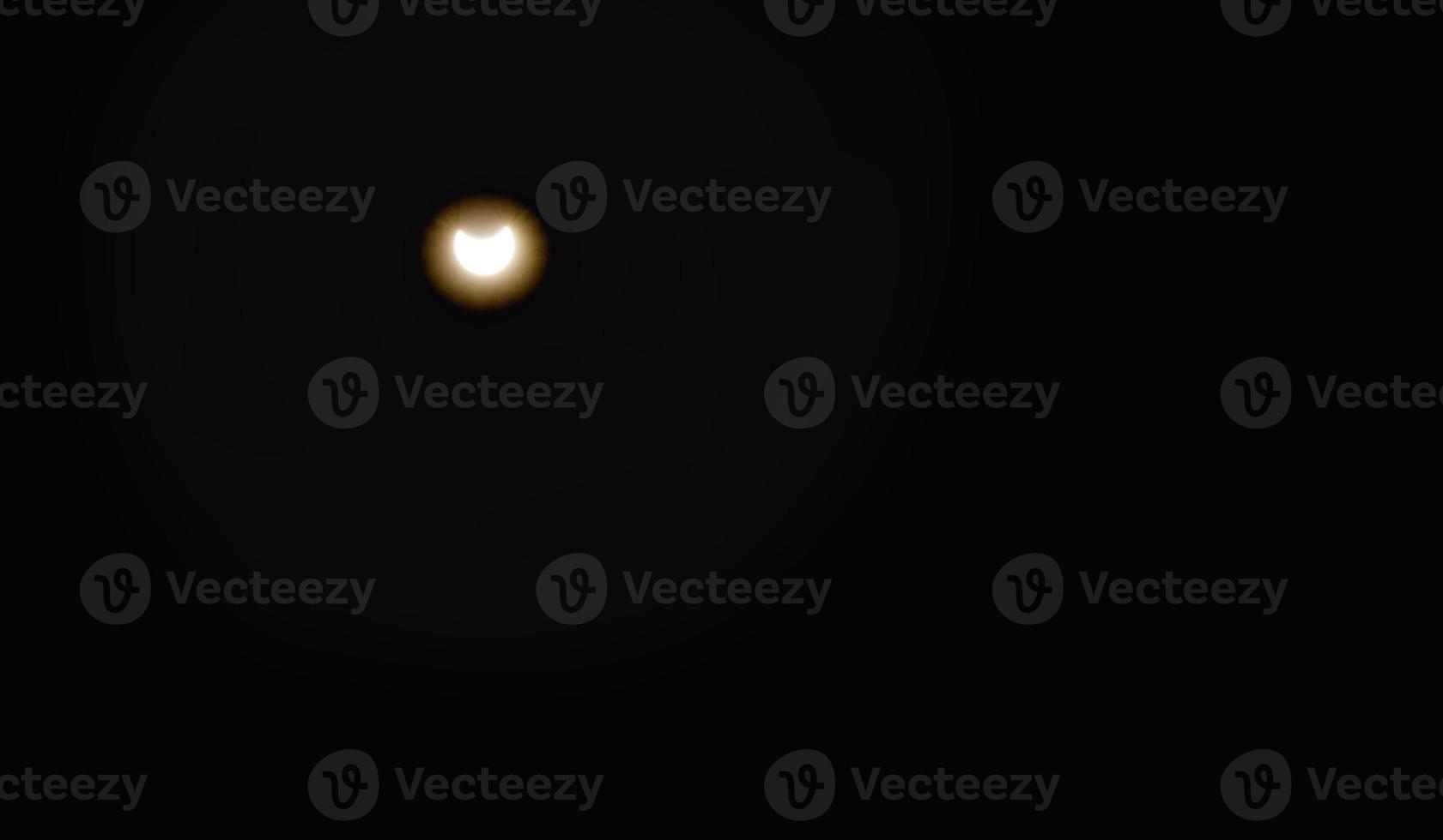 Partial solar eclipse that occurred on Tuesday, October 25 could be observed in many areas photo