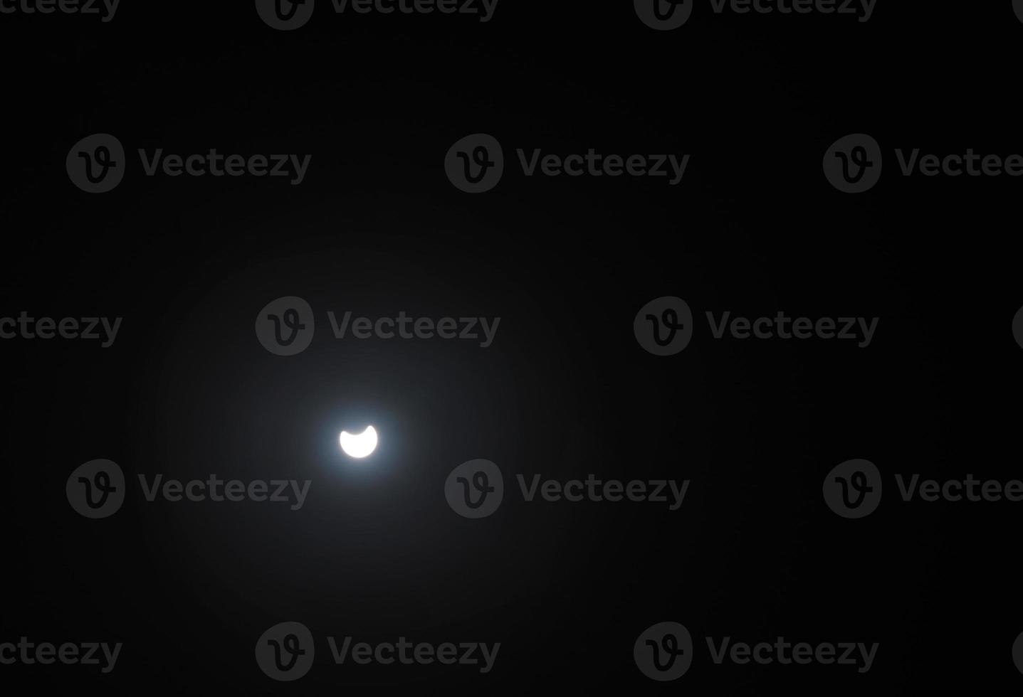 Partial solar eclipse that occurred on Tuesday, October 25 could be observed in many areas photo