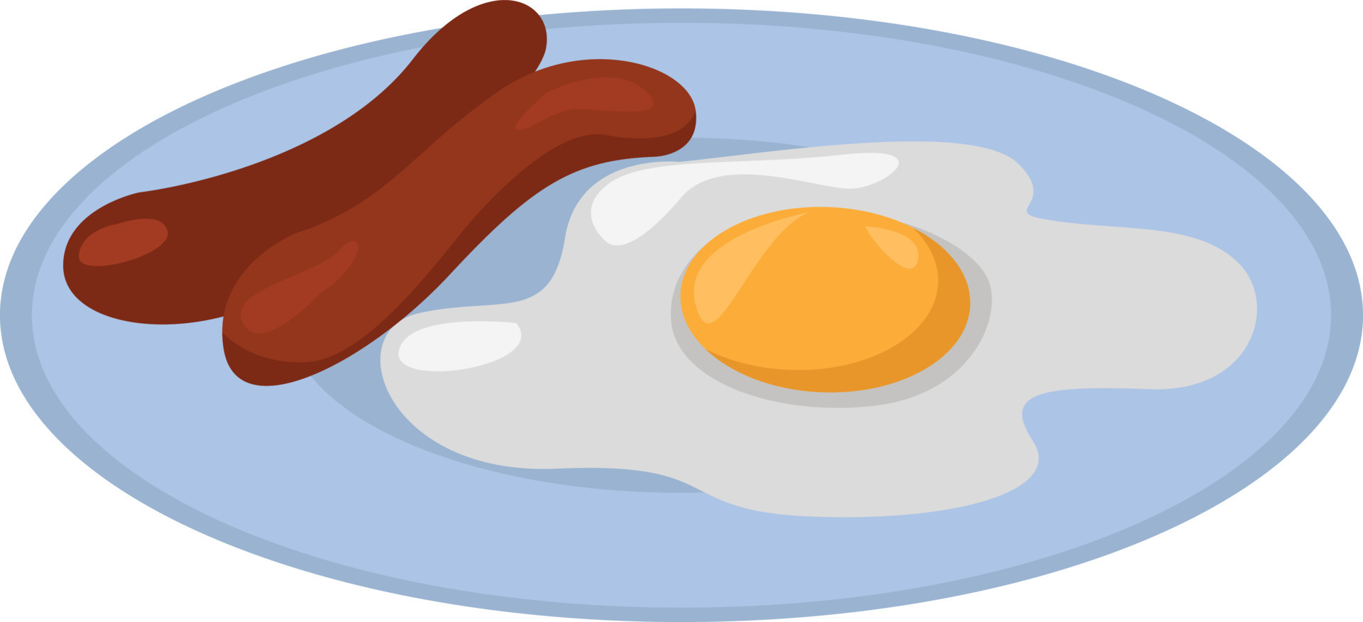 Bacon and eggs,illustration,vector on white background 13623662 Vector