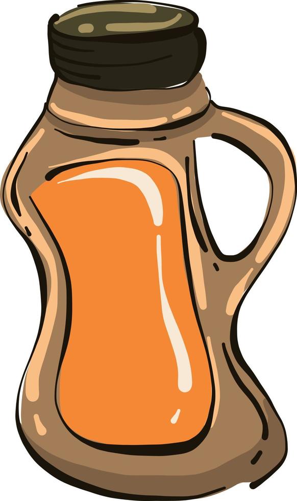 Cartoon maple siyrup vector