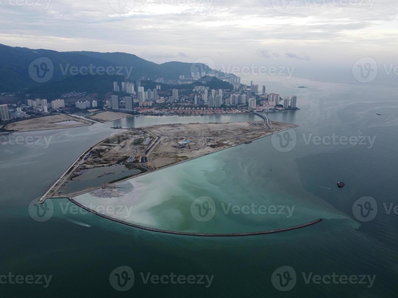 vista aérea tanjung seri pinang 2 tierra recuperada foto