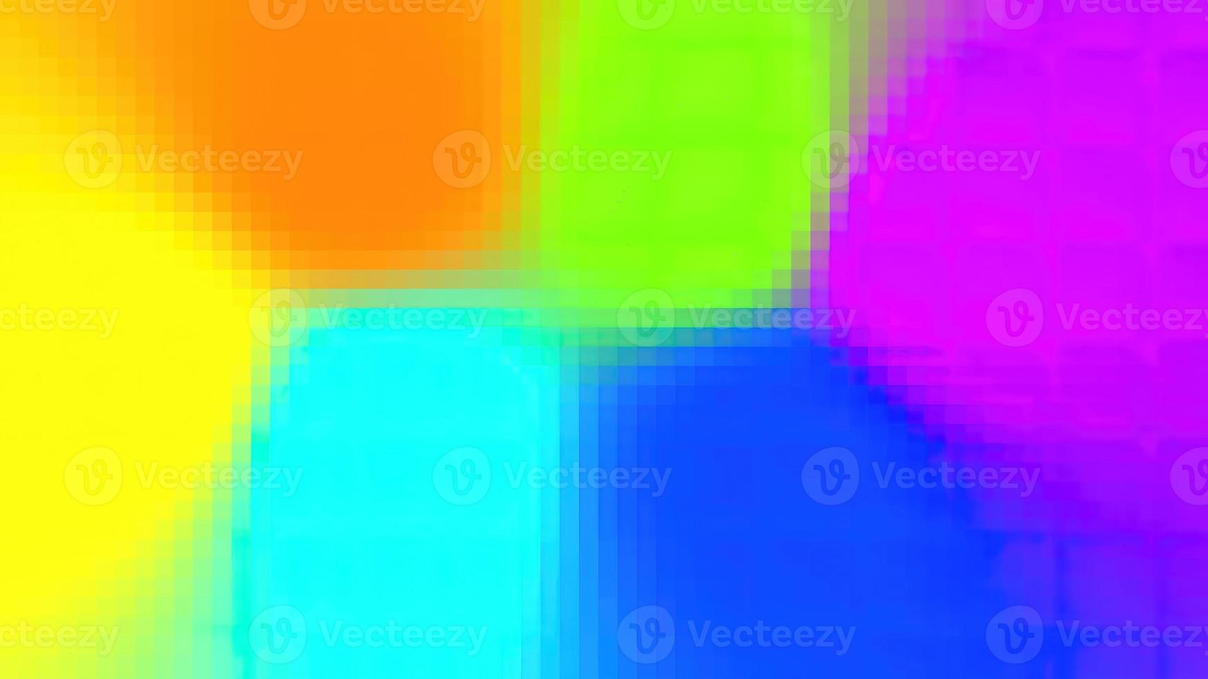 Soft mosaic gradient spectrum color photo