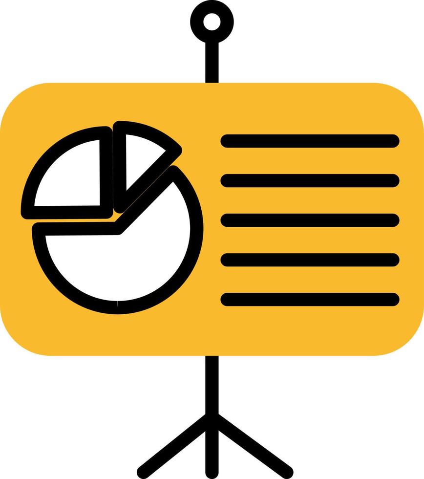 Ads statistics, illustration, vector on a white background.
