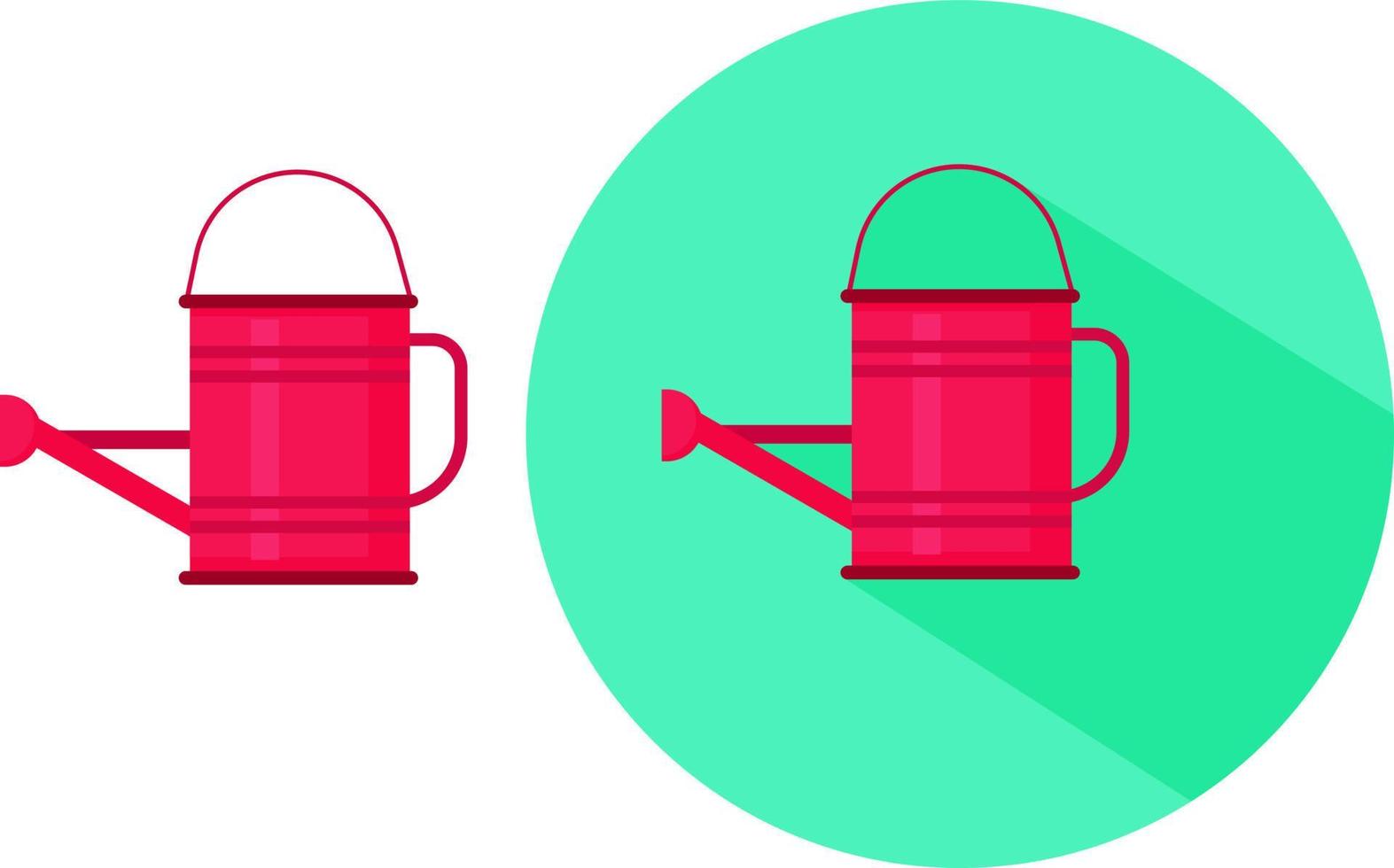 Watering can ,illustration, vector on white background.