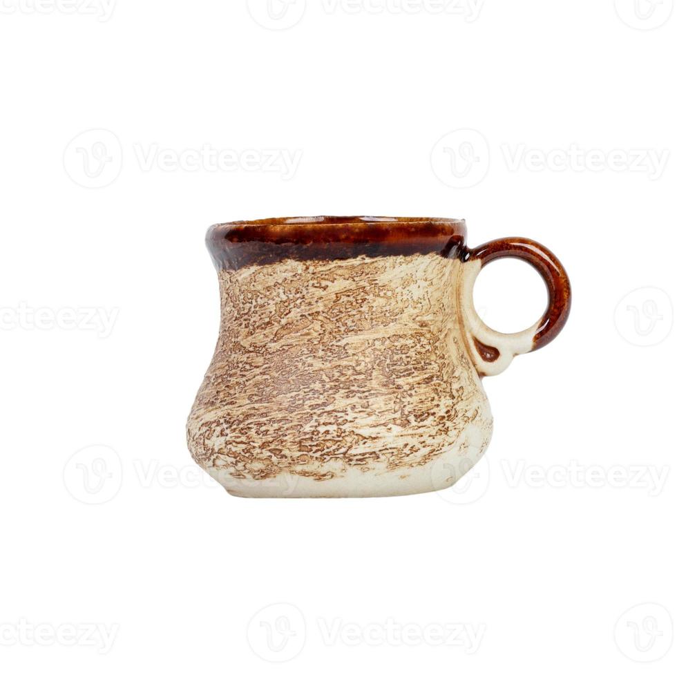 decorative cup isolated on a white background photo