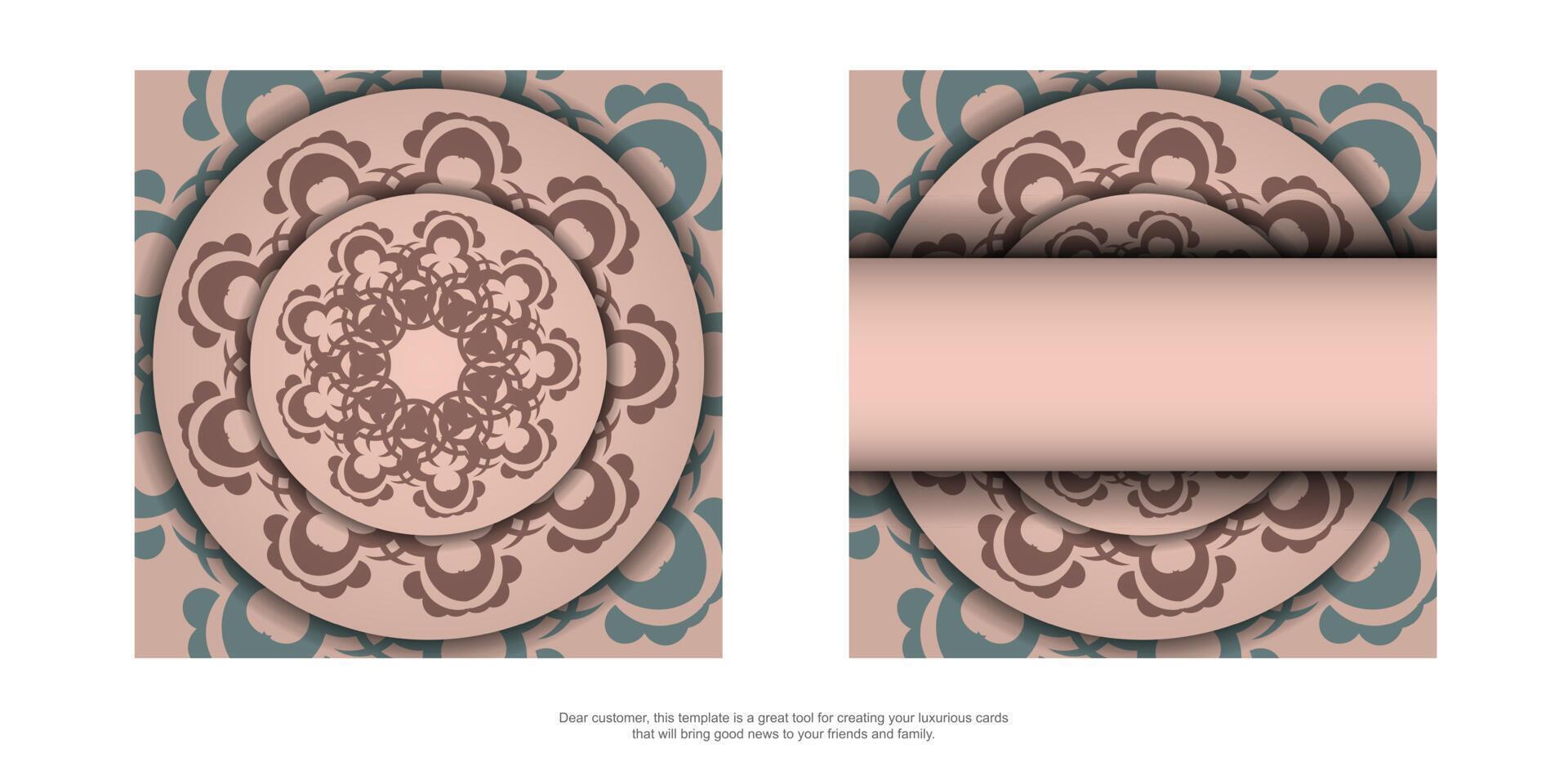 Two different designs of a circular pattern vector