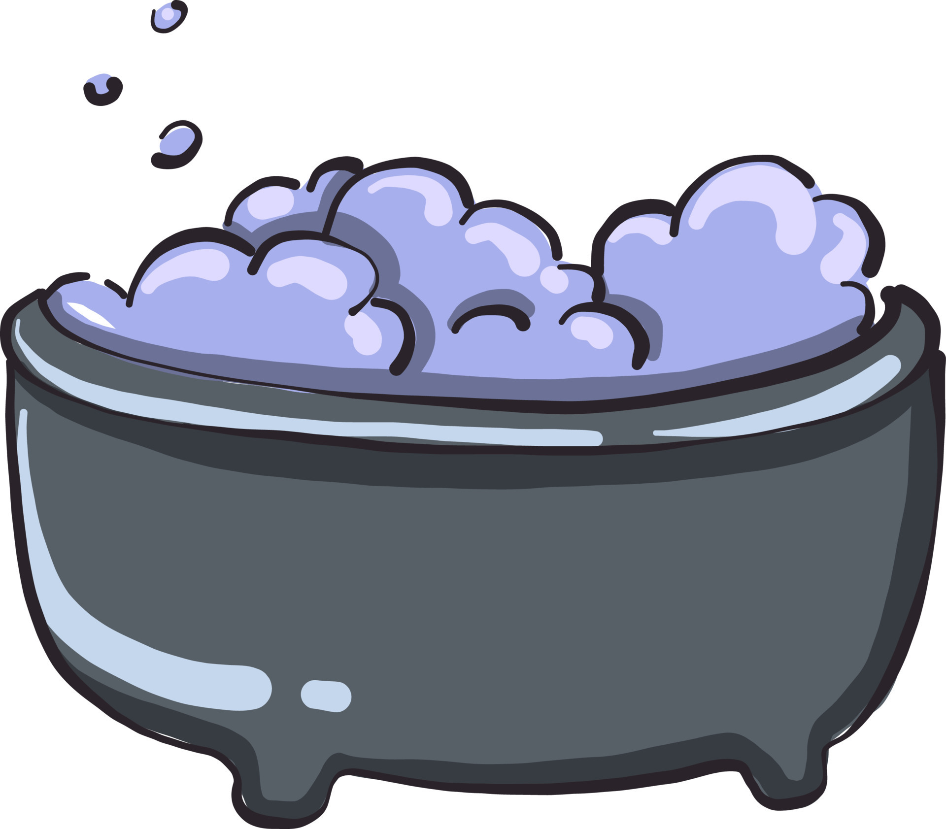 Bubble bath, illustration, vector on white background. 13626282 Vector
