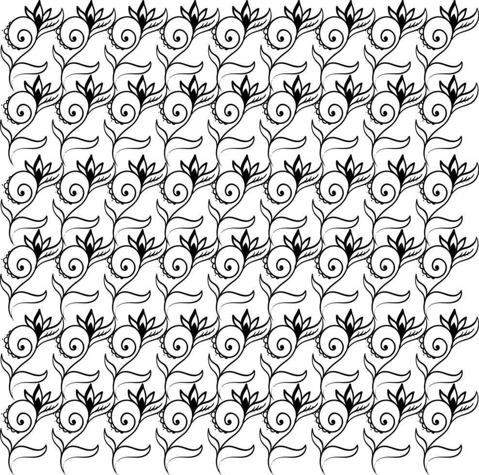 Decoration wallpaper, illustration, vector on white background.