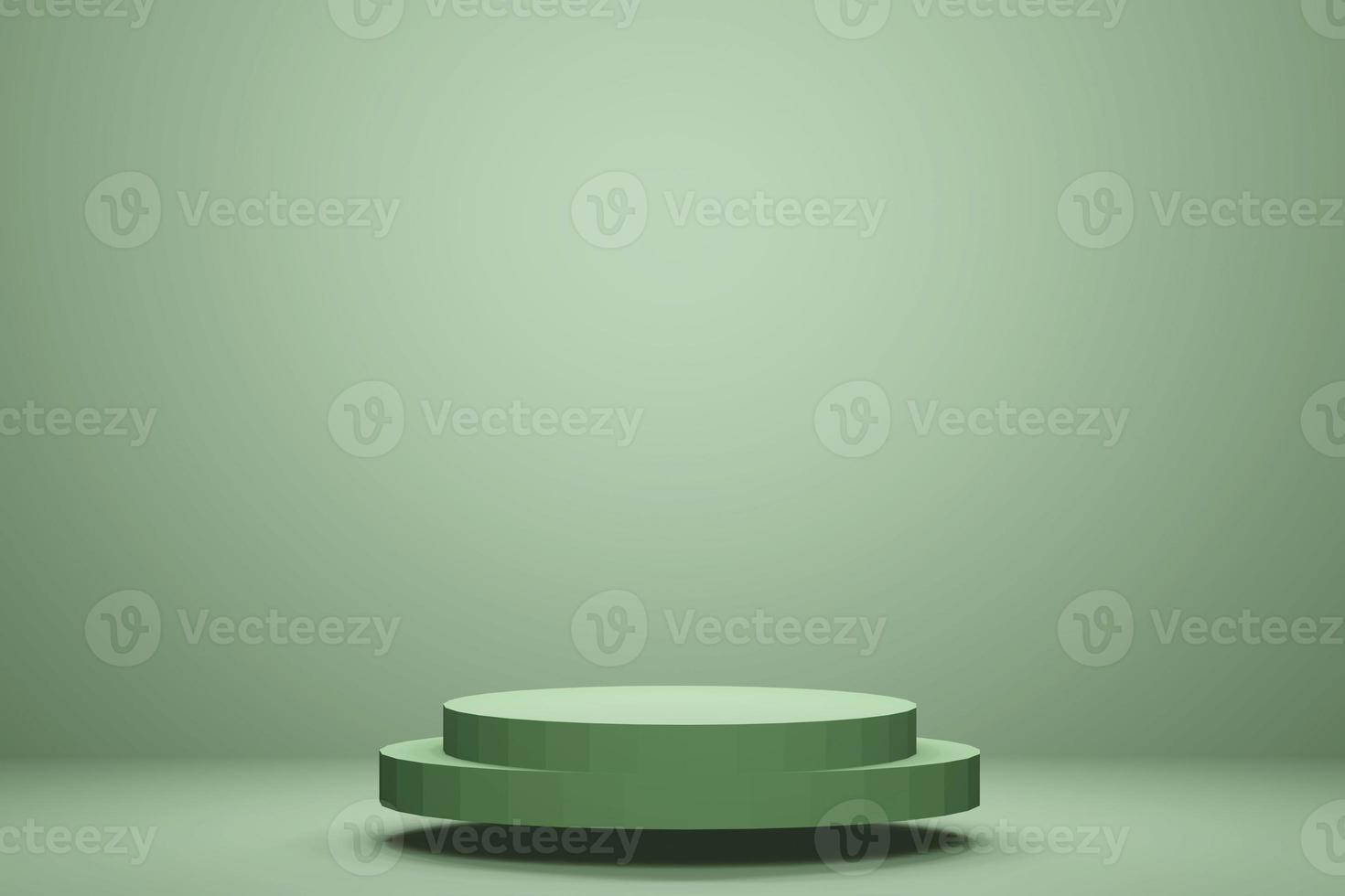 abstract empty round podium, scene display stand for cosmetic product 3d render photo