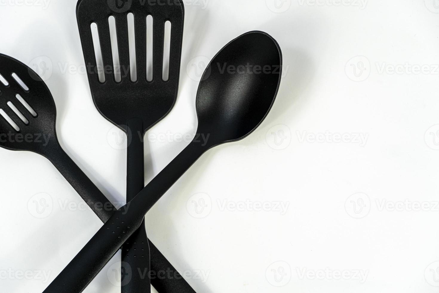 kitchen spatula on isolated white background food plastic spatulas, mexico photo