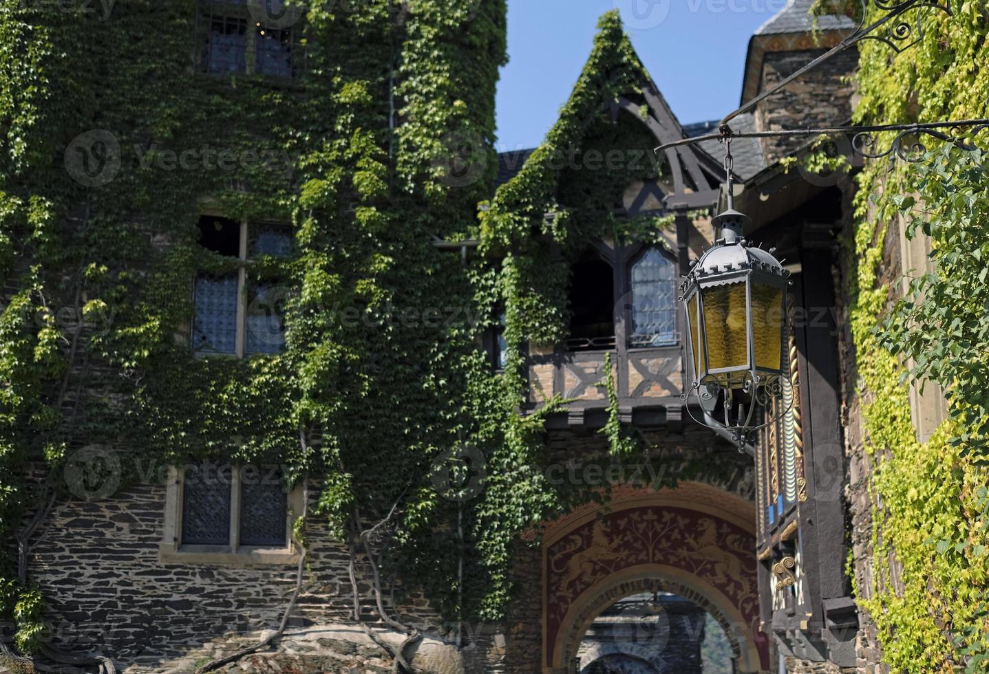 Inside the castle perimeter of the city of Cochem, Germany photo