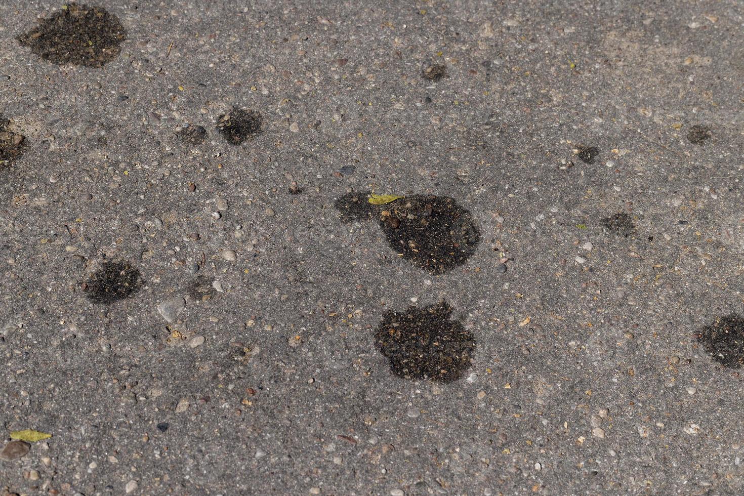 Close up of an asphalt road photo