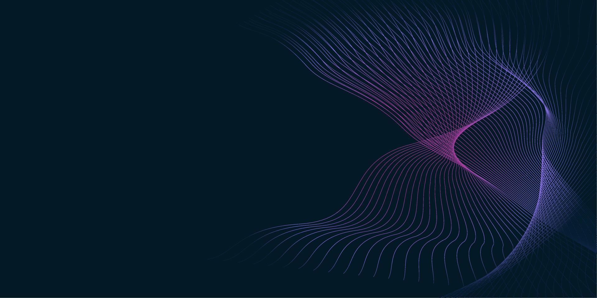 Technology abstract lines and dots connection background. Connection digital data and big data concept. Digital data visualization. Vector illustration