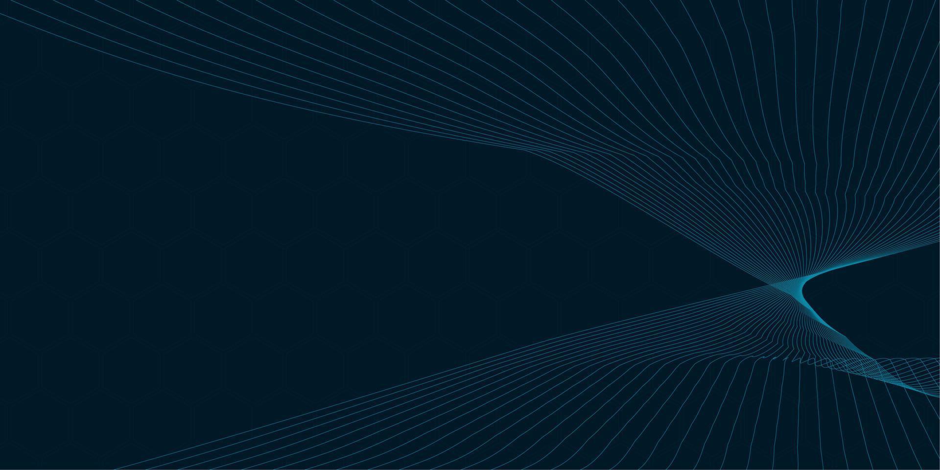 Technology abstract lines and dots connection background. Connection digital data and big data concept. Digital data visualization. Vector illustration