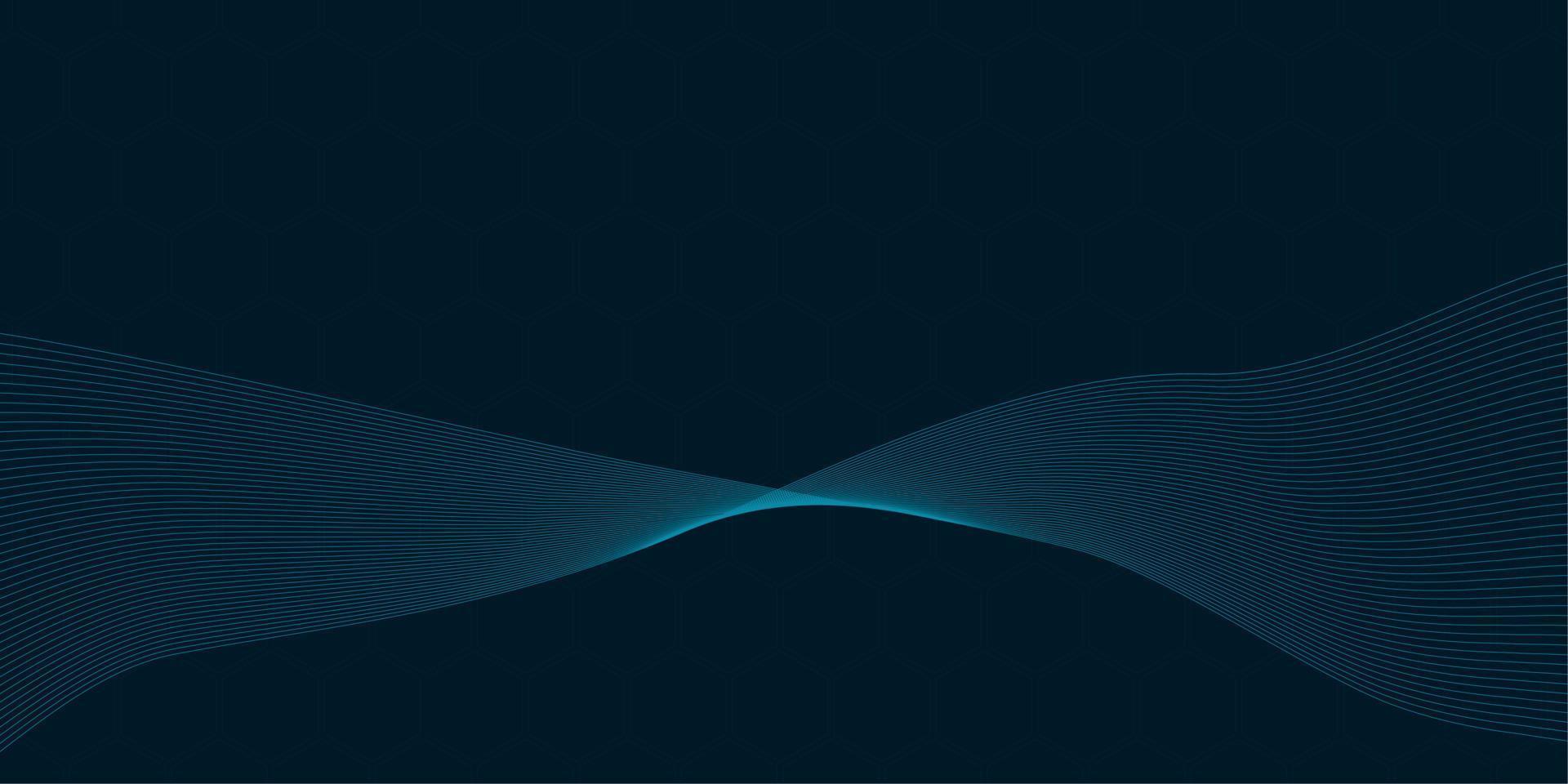 Fondo de conexión de puntos y líneas abstractas de tecnología. conexión de datos digitales y concepto de big data. visualización de datos digitales. ilustración vectorial vector