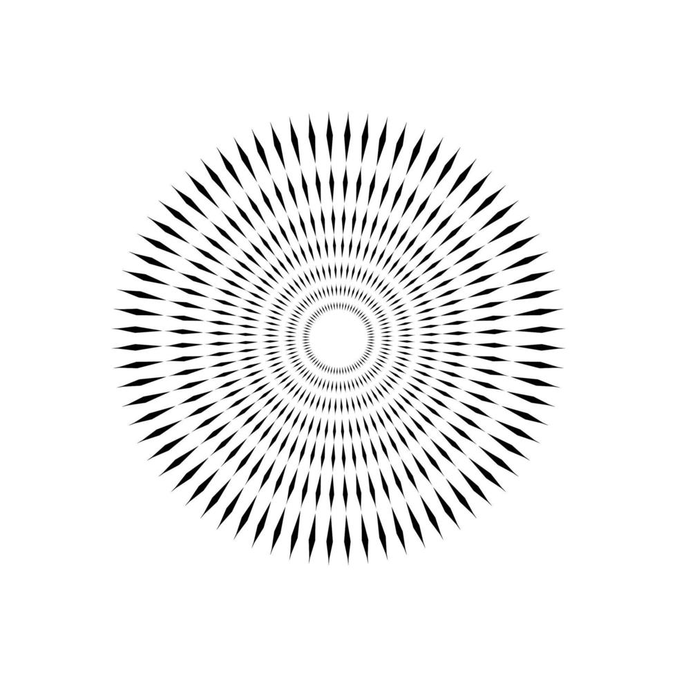 Mandala made from Rhombus Composition. Modern Contemporary Mandala for Logo, Decoration or Graphic Design. Vector Illustration