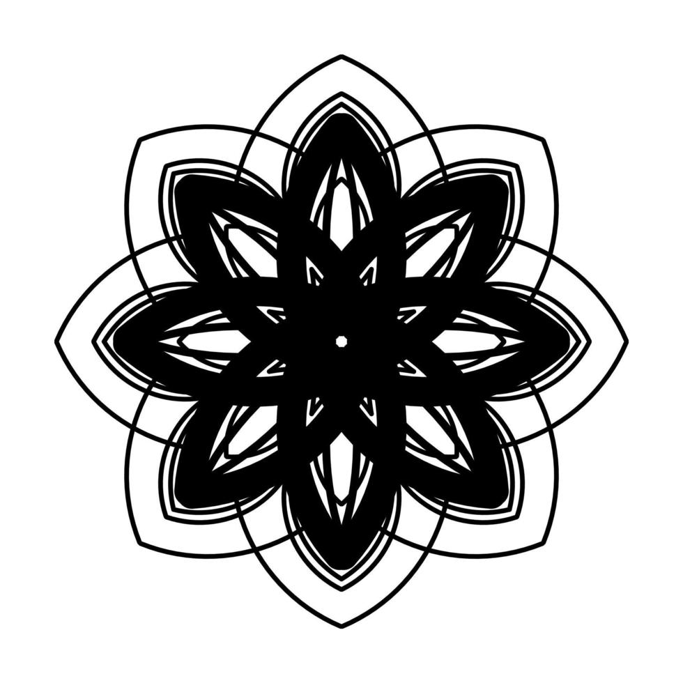 geometrical mandala vector illustration