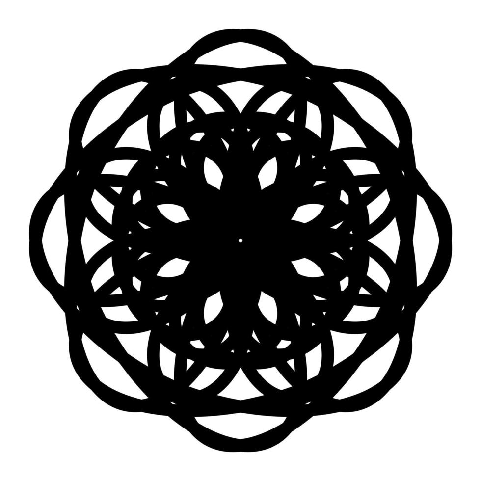 geometrical mandala vector illustration