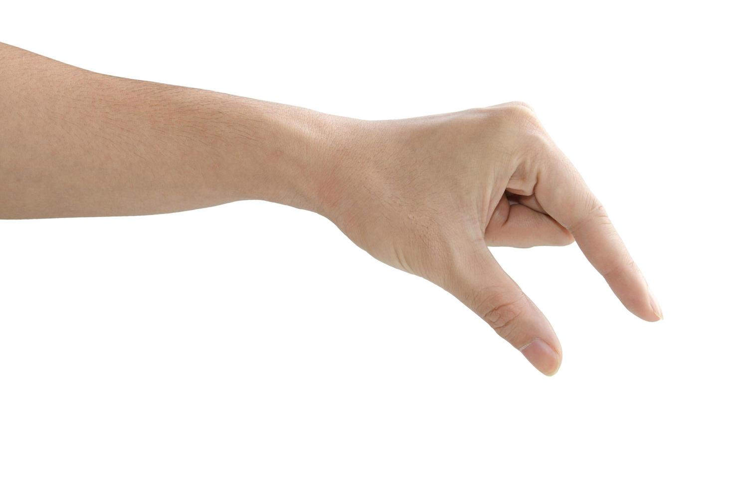 hand holding something photo