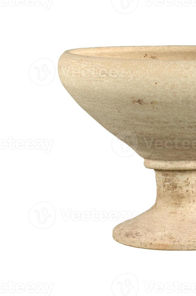 A clay vase isolated on a white background 13629808 Stock Photo at Vecteezy