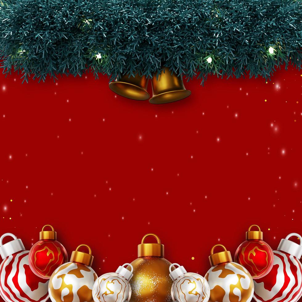 fondo de navidad 3d foto