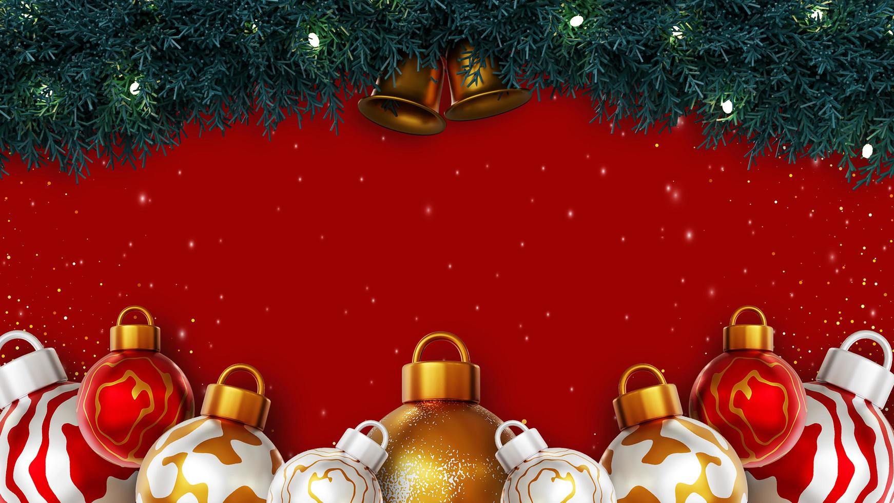 fondo de navidad 3d foto