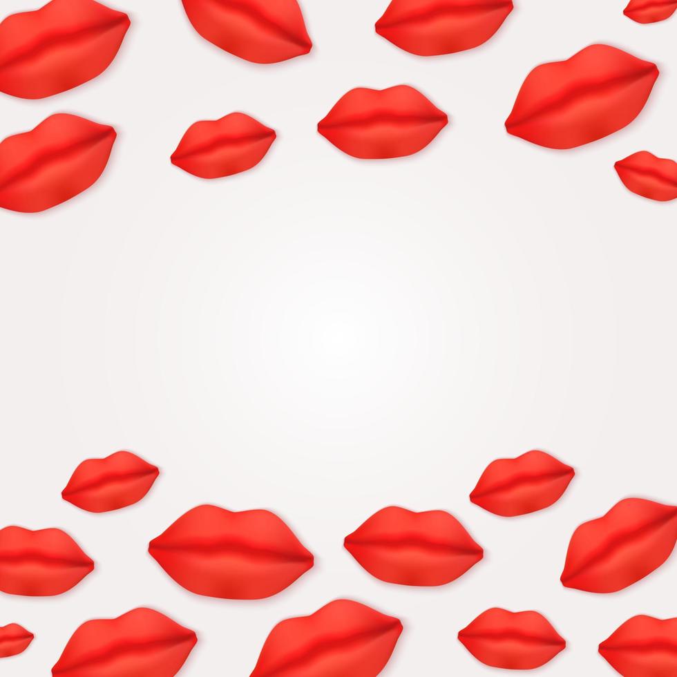 Happy Valentine's Day Card. Vector Illustration