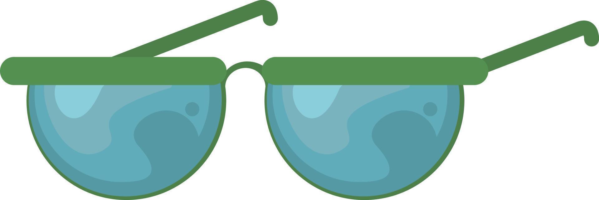 Cool sunglasses, illustration, vector on white background.