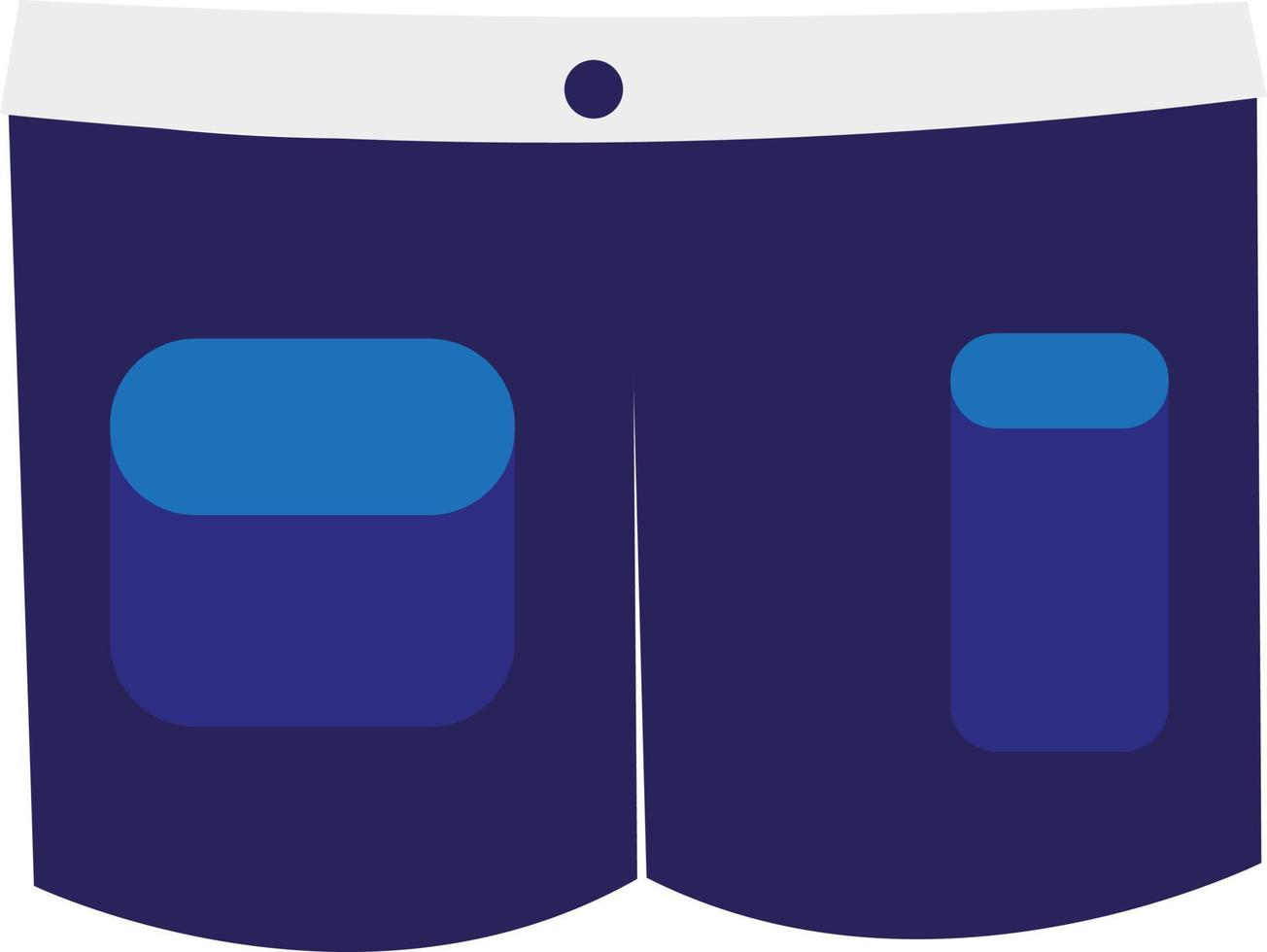 Summer pants, illustration, vector on a white background.