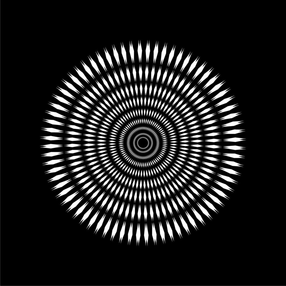 Mandala made from Rhombus Composition. Modern Contemporary Mandala for Logo, Decoration or Graphic Design. Vector Illustration