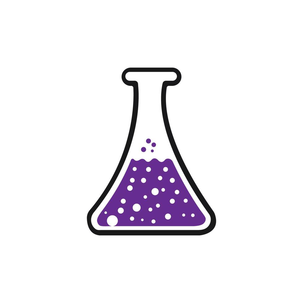 laboratory glass icon vector