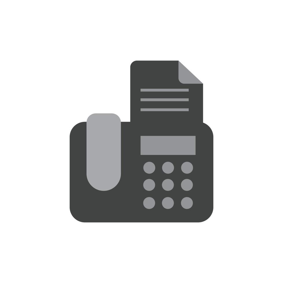 fax machine Logo Template vector icon design