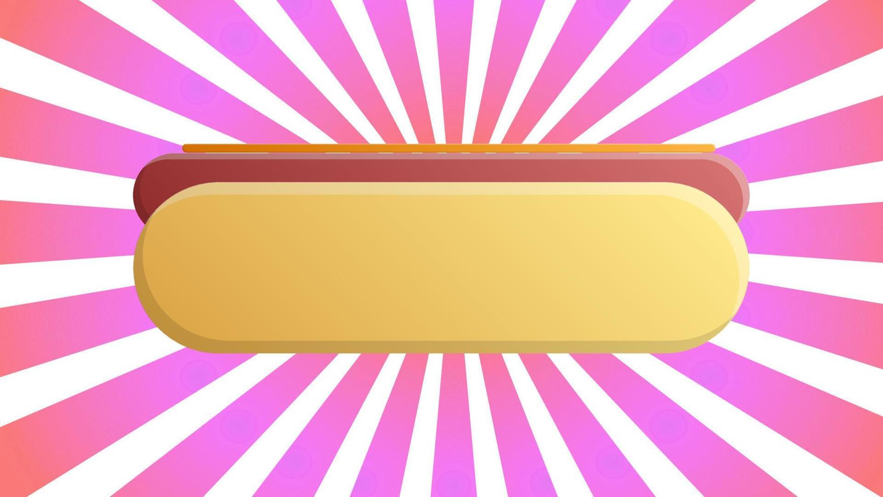 sandwich on white and pink, retro background, vector illustration. bun with meat, hearty filling, unhealthy snack. food truck sandwich. food for lunch, hearty high-calorie lunch