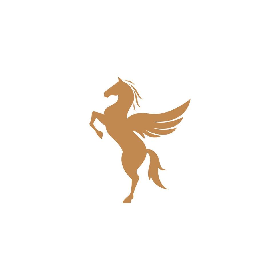 Pegasus logo icon design illustration vector