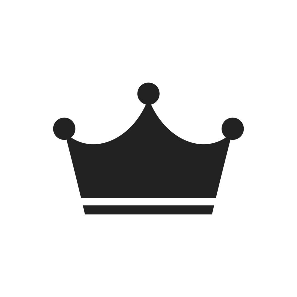crown flat icon vector
