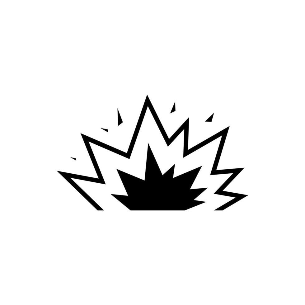 Explosion vector icon