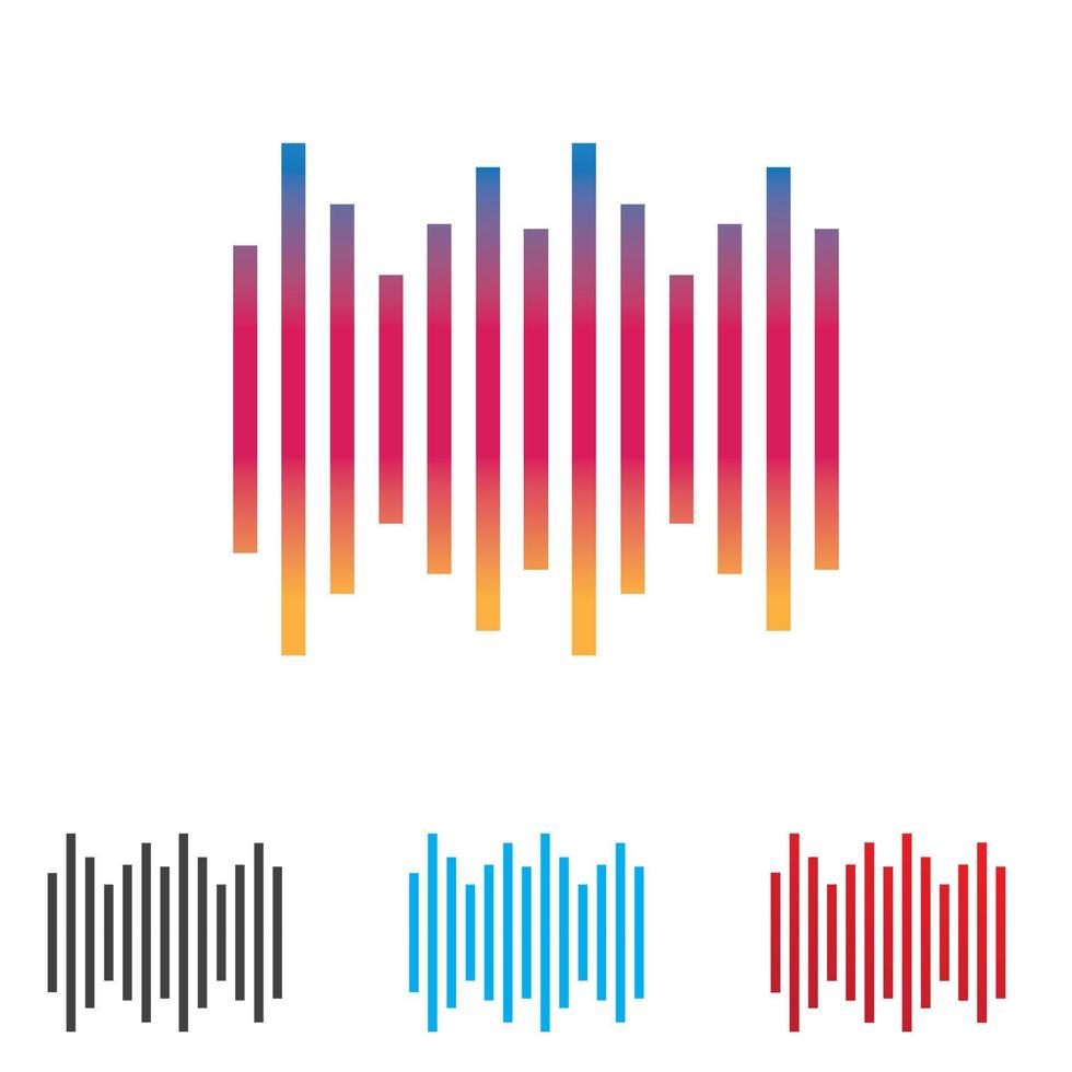 music logo icon vector design illustration template