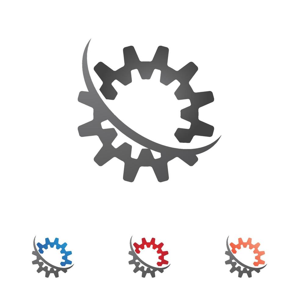 Gear icon vector set. clockwork illustration sign collection. Mechanics symbol.