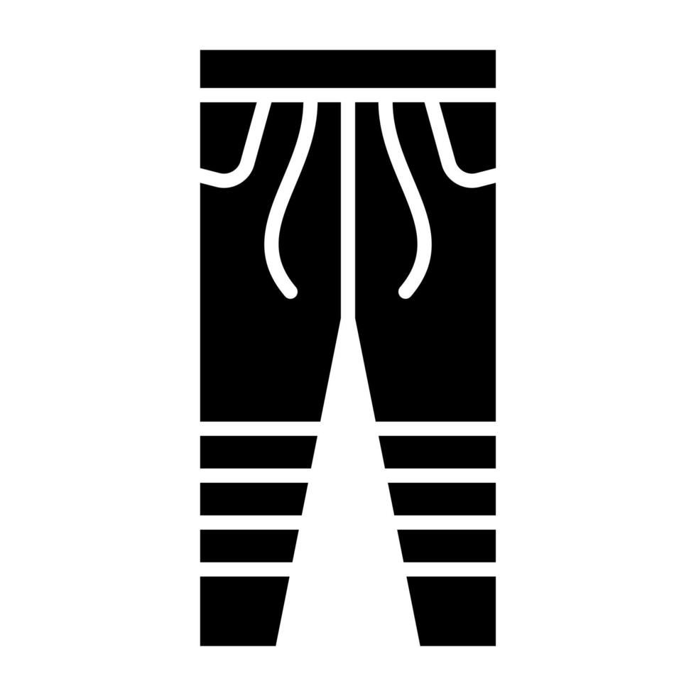 estilo de icono de pantalones vector