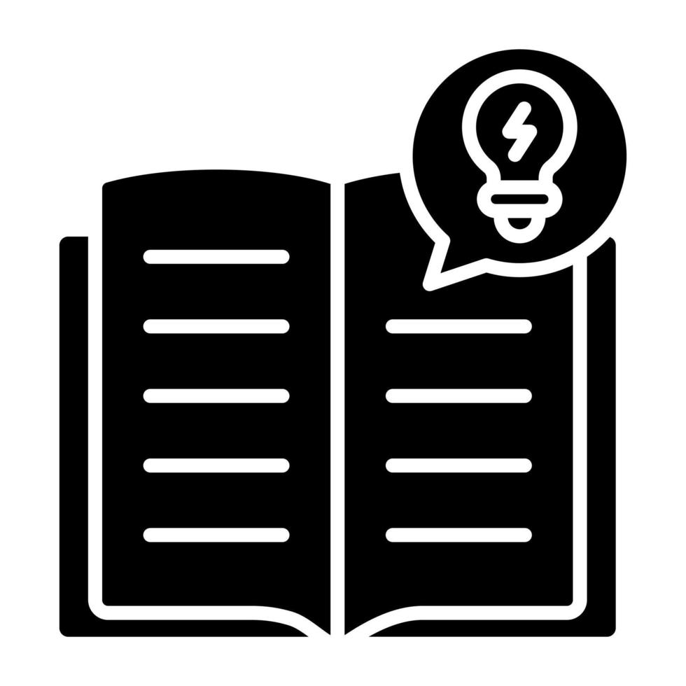 Knowledge Icon Style vector