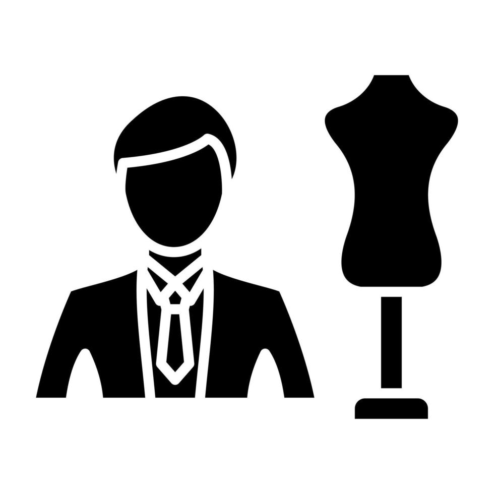 Fashion Designer Icon Style vector