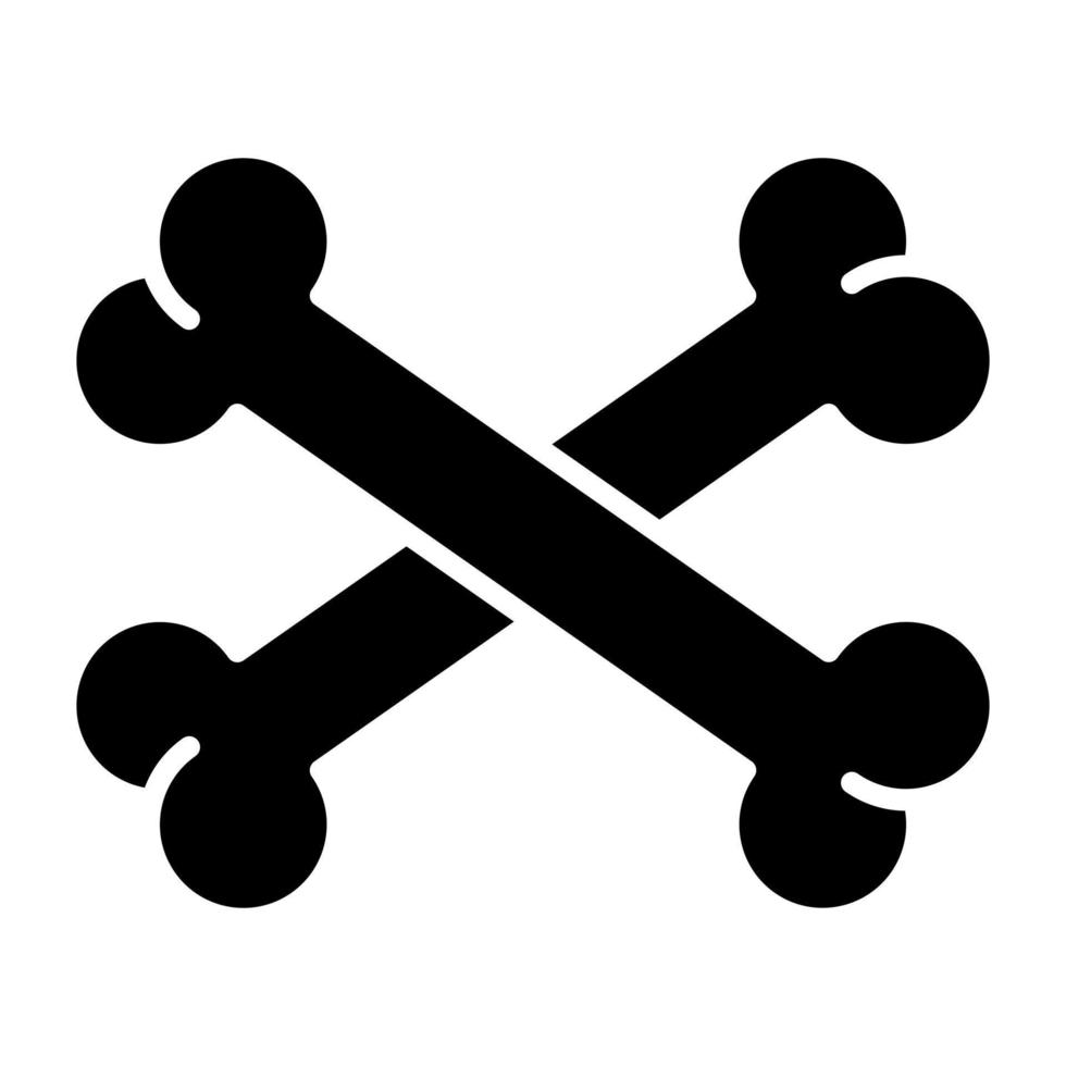 Bone Icon Style vector