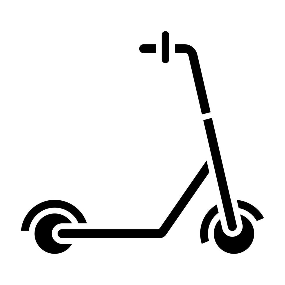 Kick Scooter Icon Style vector