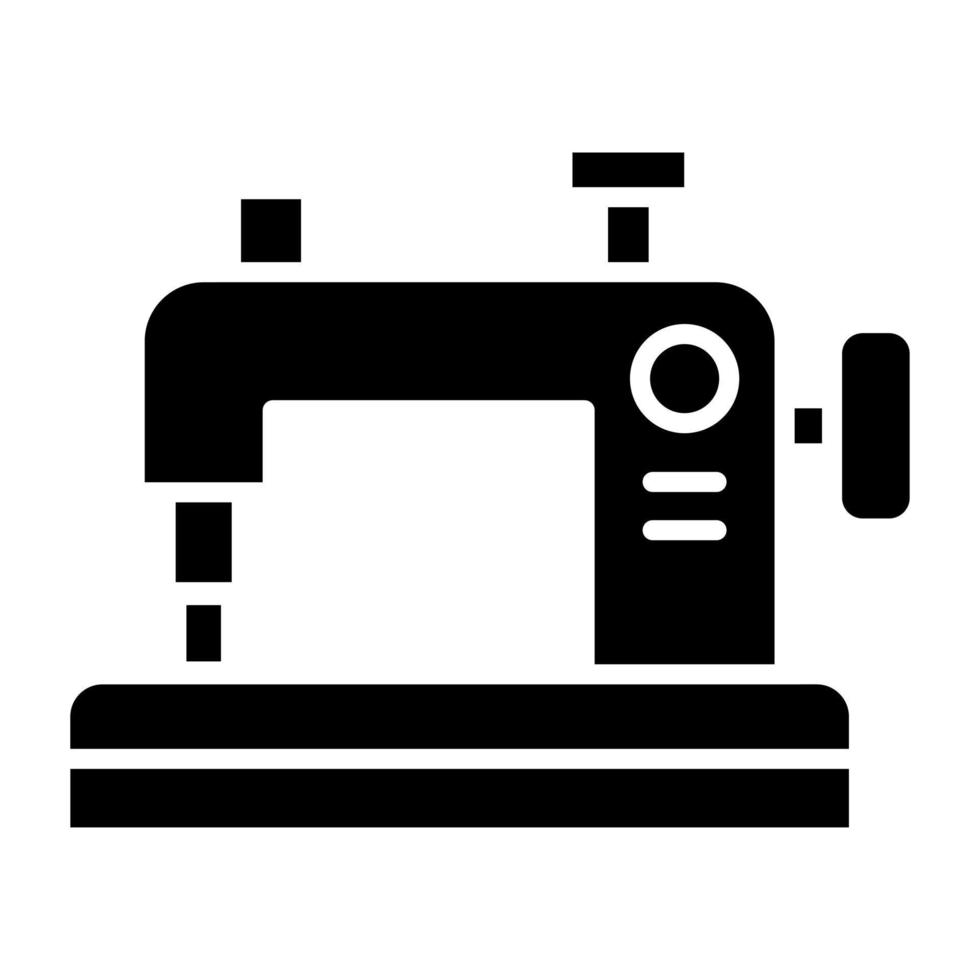 Sewing Machine Icon Style vector