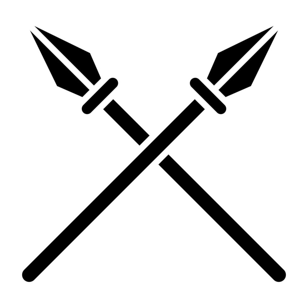 Spear Icon Style vector